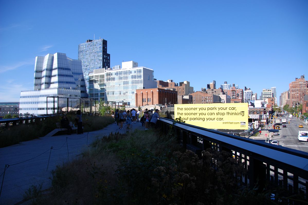 19-1 IAC Building By Frank Gehry, Chelsea Nouvel And 10th Ave From New York High Line At W 17 St